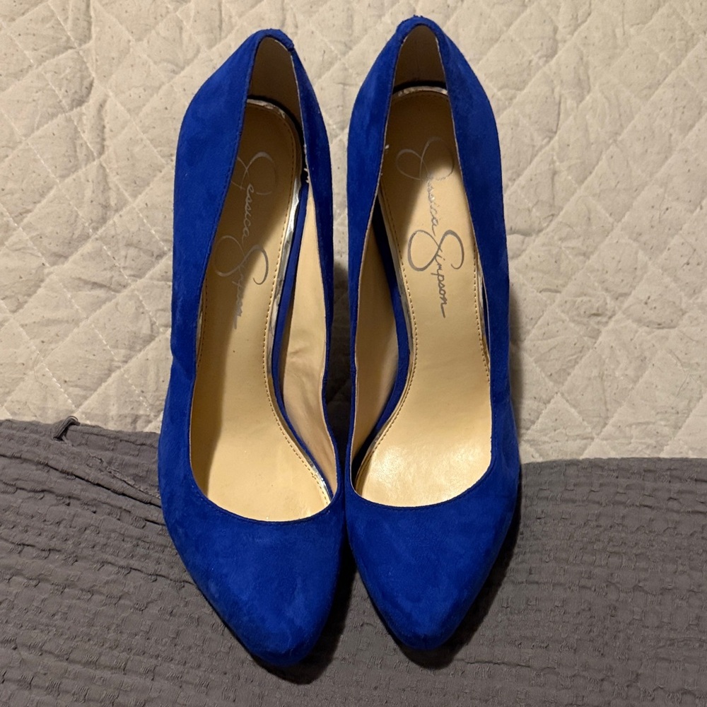 Jessica Simpson Royal Blue Heels